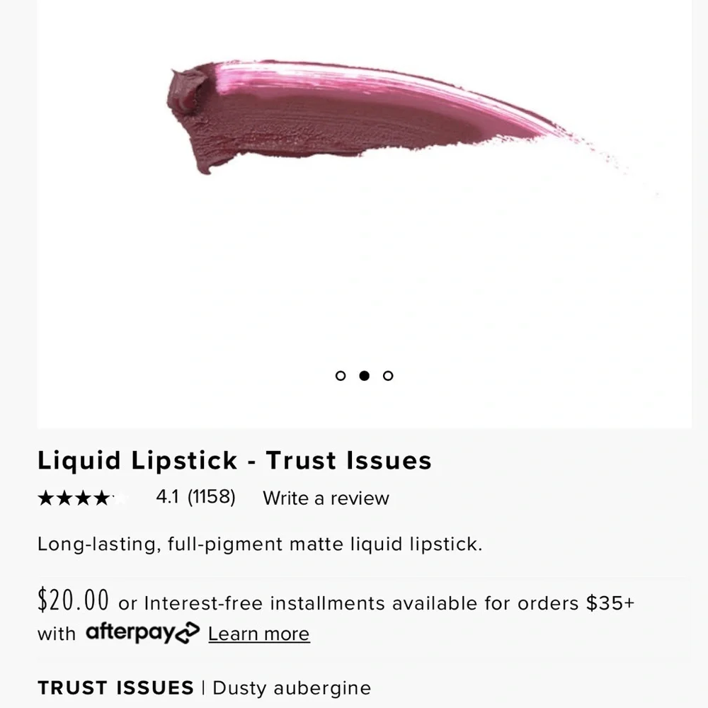 Anastasia Beverly Hills Matte Liquid Lipstick Ashton & Trust Issues NIB